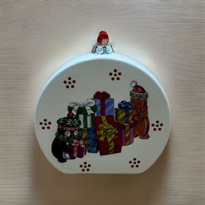 Vintage Certified International Gingerbread Cheesecake Dip Ornament Holiday Art